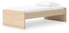Onita Natural Twin Platform Bed - Ornate Home