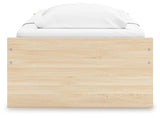 Onita Natural Twin Platform Bed with 1 Side Storage (Online Special Price) - Ornate Home
