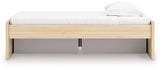 Onita Natural Twin Platform Bed with 1 Side Storage (Online Special Price) - Ornate Home