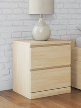 Onita Natural Two Drawer Night Stand (Online Special Price) - Ornate Home