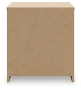 Onita Natural Two Drawer Night Stand (Online Special Price) - Ornate Home