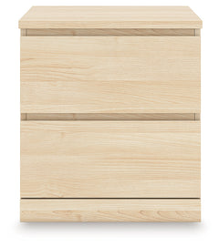 Onita Natural Two Drawer Night Stand - Ornate Home