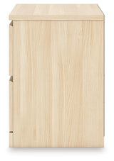 Onita Natural Two Drawer Night Stand - Ornate Home