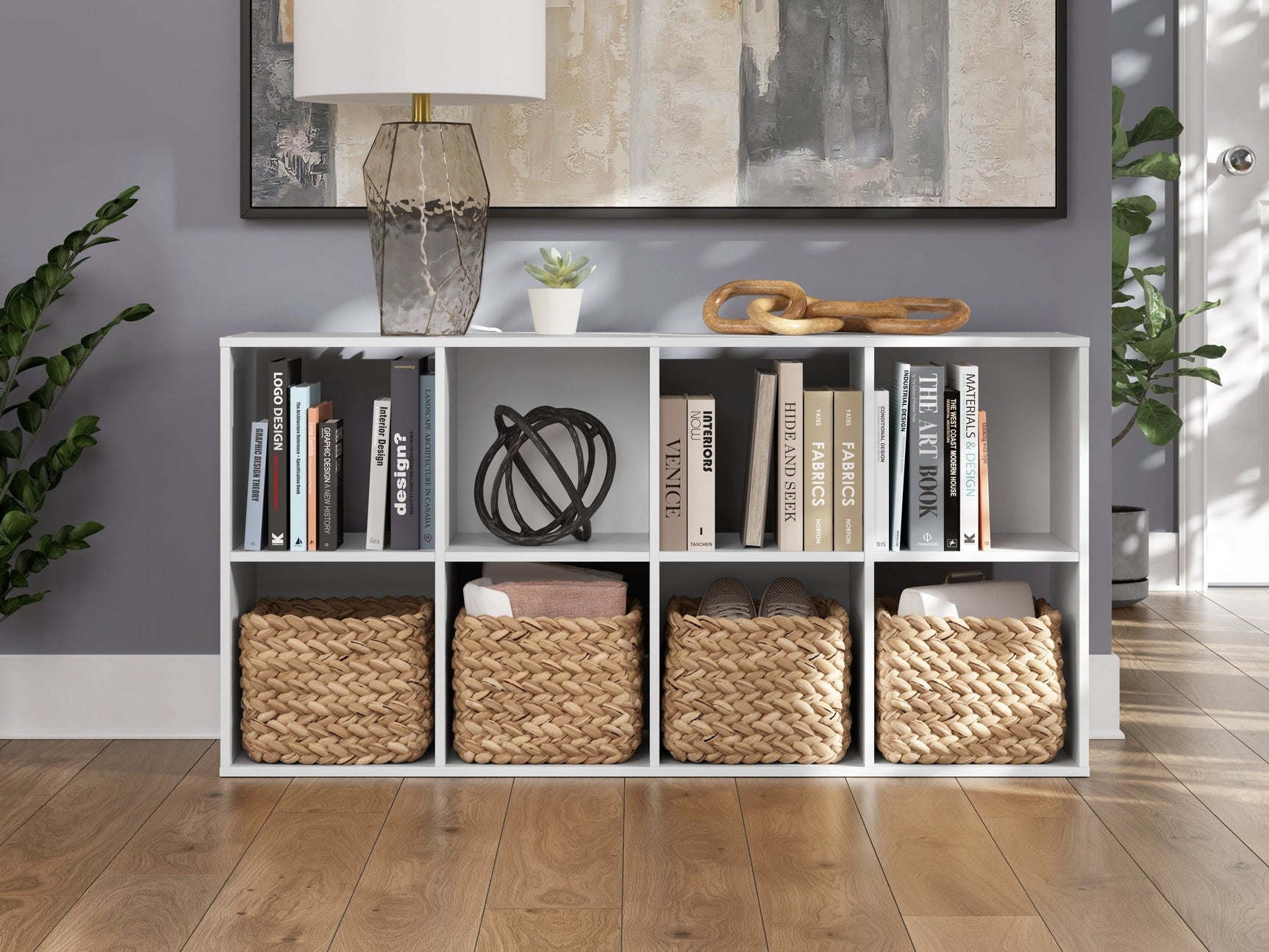 Onita White Eight Cube Organizer (Online Special Price) - Ornate Home