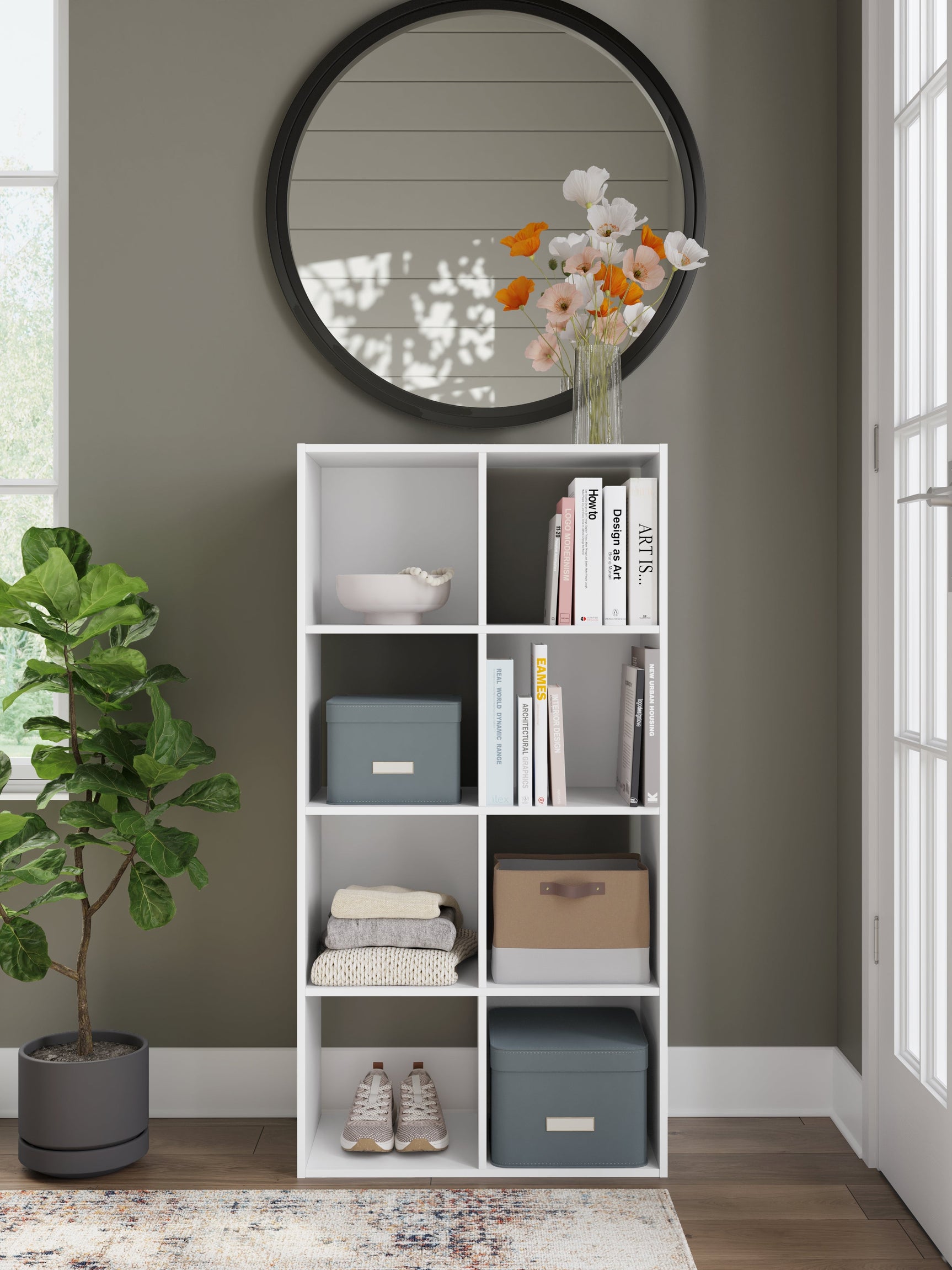 Onita White Eight Cube Organizer (Online Special Price) - Ornate Home