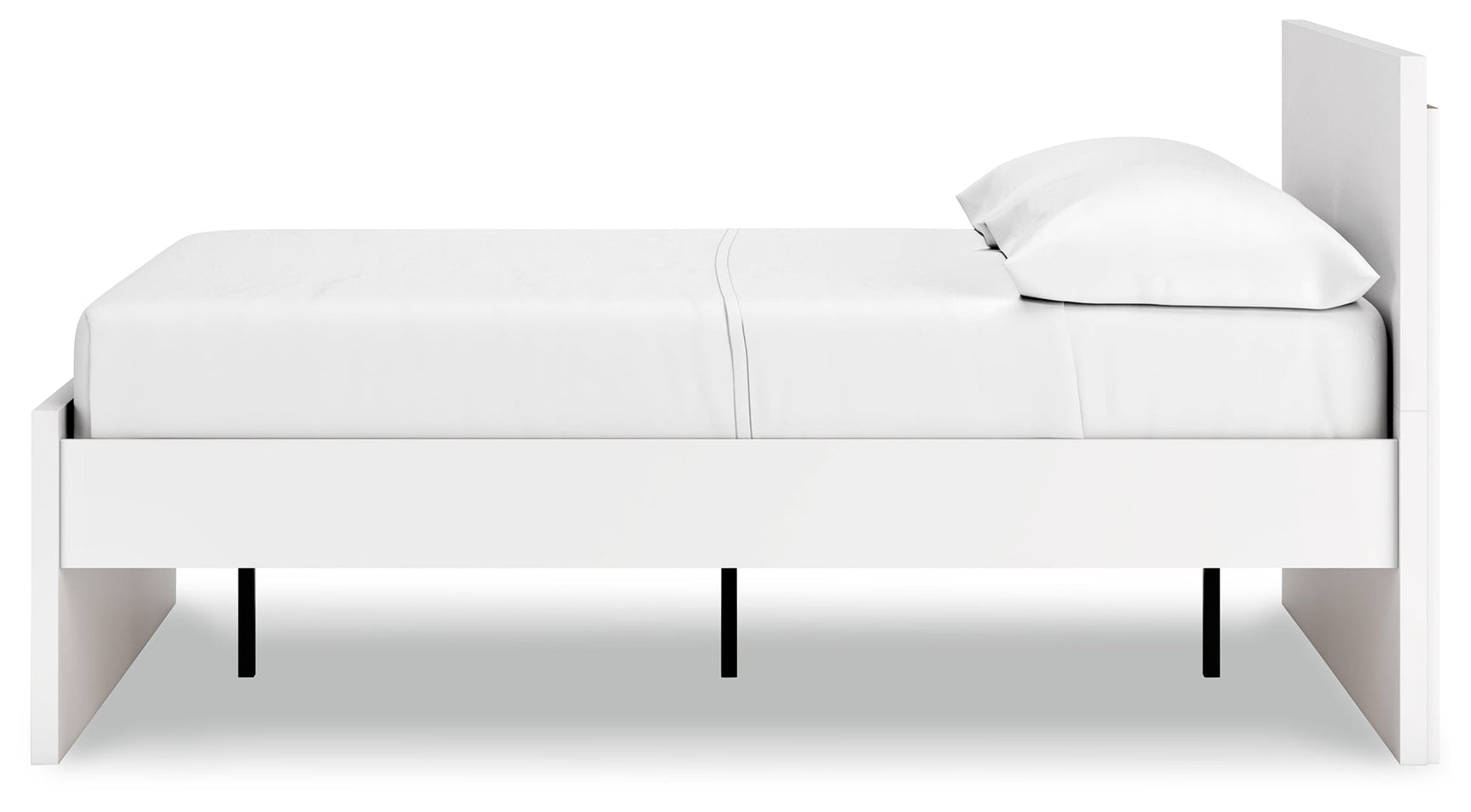 Onita White Full Panel Platform Bed (Online Special Price) - Ornate Home