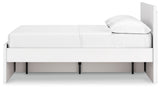 Onita White Full Panel Platform Bed with 1 Side Storage (Online Special Price) - Ornate Home