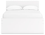 Onita White Full Panel Platform Bed with 2 Side Storage (Online Special Price) - Ornate Home