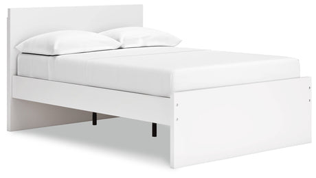 Onita White Full Panel Platform Youth Bed - Ornate Home