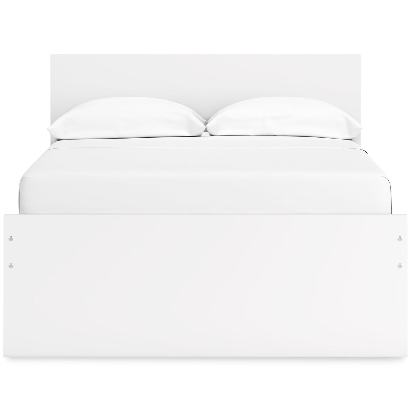 Onita White Full Panel Platform Youth Bed - Ornate Home