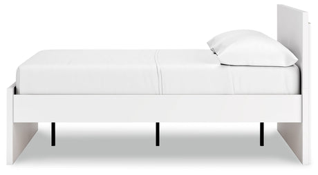 Onita White Full Panel Platform Youth Bed - Ornate Home