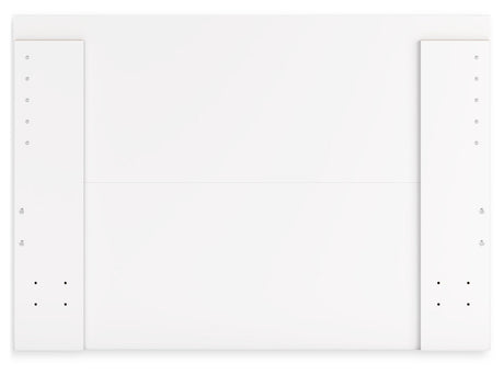 Onita White Full Panel Platform Youth Bed with 1 Side Storage - Ornate Home