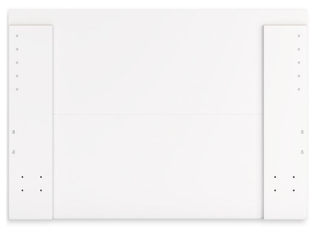 Onita White Full Panel Platform Youth Bed with 2 Side Storage - Ornate Home