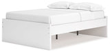 Onita White Full Platform Bed (Online Special Price) - Ornate Home