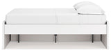 Onita White Full Platform Bed with 1 Side Storage (Online Special Price) - Ornate Home