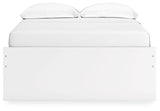 Onita White Full Platform Bed with 1 Side Storage (Online Special Price) - Ornate Home