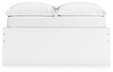 Onita White Full Platform Bed with 1 Side Storage (Online Special Price) - Ornate Home