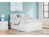 Onita White Full Platform Bed with 2 Side Storage (Online Special Price) - Ornate Home
