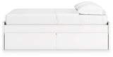 Onita White Full Platform Bed with 2 Side Storage (Online Special Price) - Ornate Home