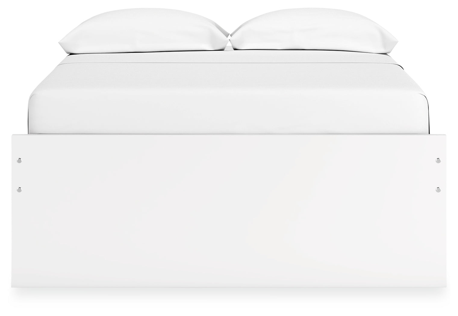 Onita White Full Platform Bed with 2 Side Storage (Online Special Price) - Ornate Home