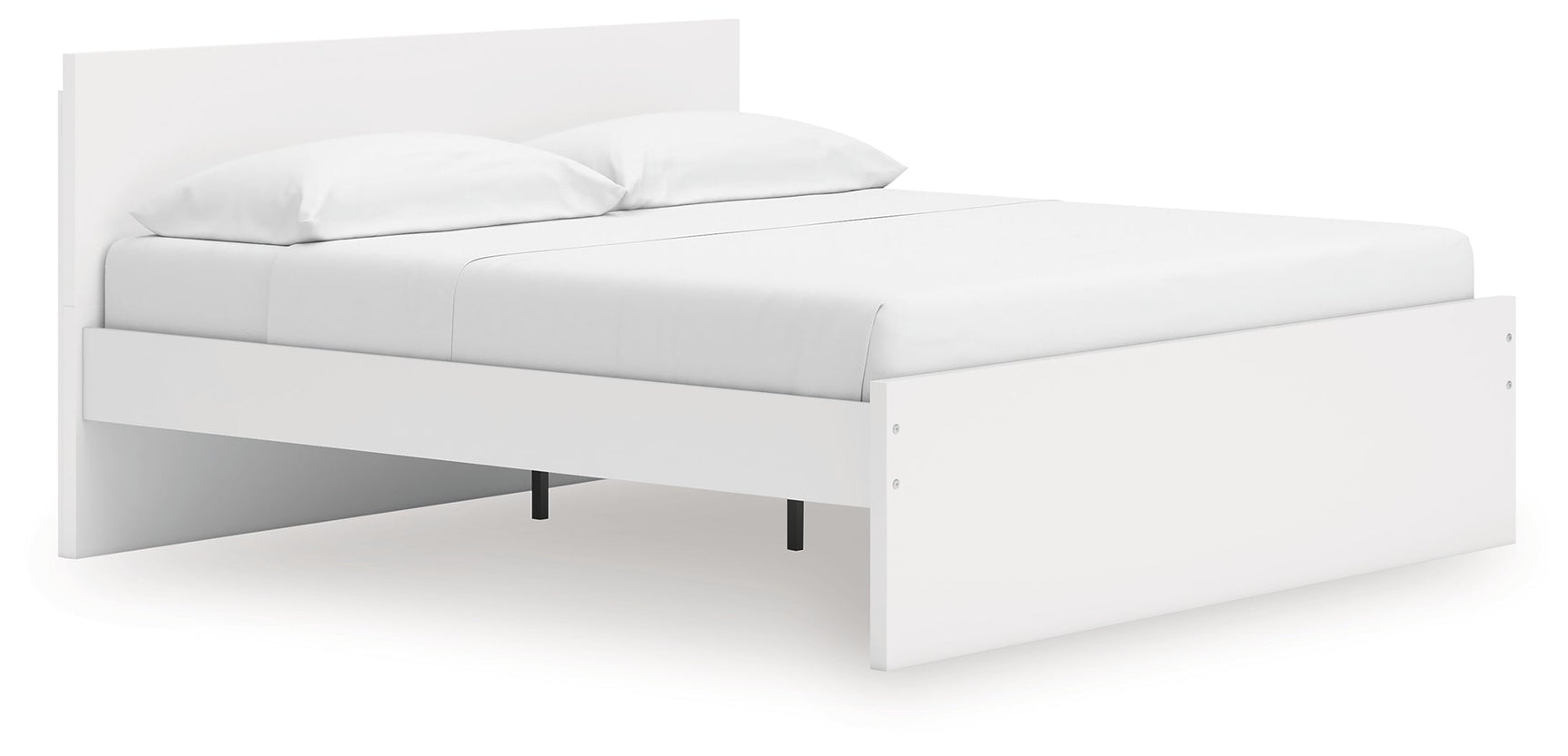 Onita White King Panel Platform Bed (Online Special Price) - Ornate Home