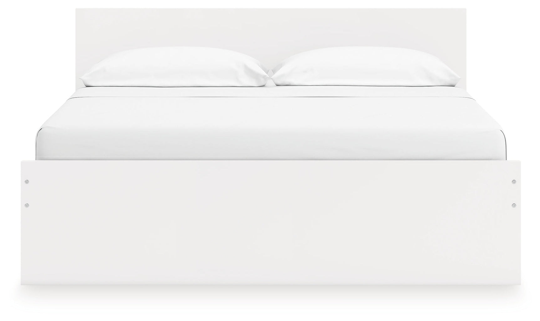 Onita White King Panel Platform Bed (Online Special Price) - Ornate Home