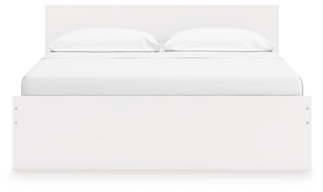 Onita White King Panel Platform Bed - Ornate Home