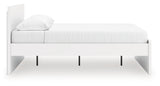 Onita White King Panel Platform Bed - Ornate Home