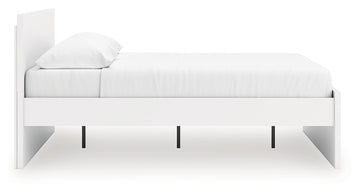 Onita White King Panel Platform Bed - Ornate Home
