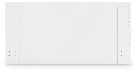 Onita White King Panel Platform Bed - Ornate Home