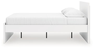 Onita White King Panel Platform Bed - Ornate Home