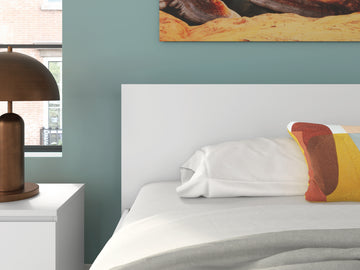 Onita White King Panel Platform Bed - Ornate Home