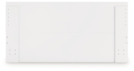 Onita White King Panel Platform Bed with 2 Side Storage - Ornate Home