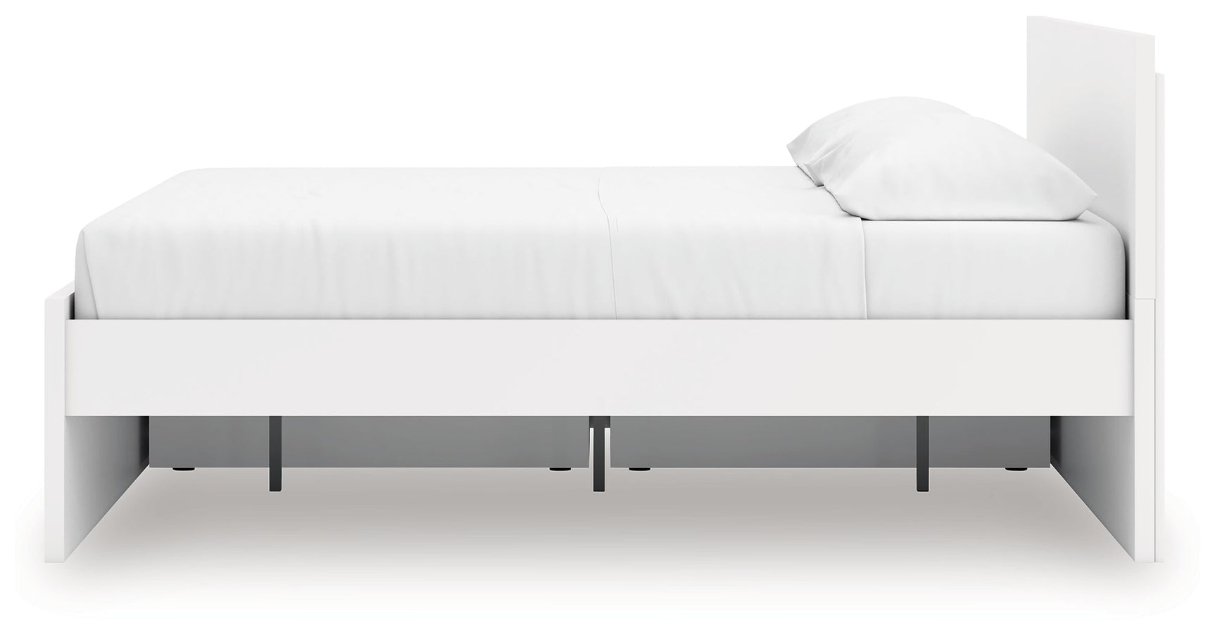 Onita White King Panel Platform Bed with Storage (Online Special Price) - Ornate Home