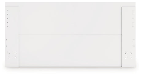 Onita White King Panel Platform Bed with Storage - Ornate Home