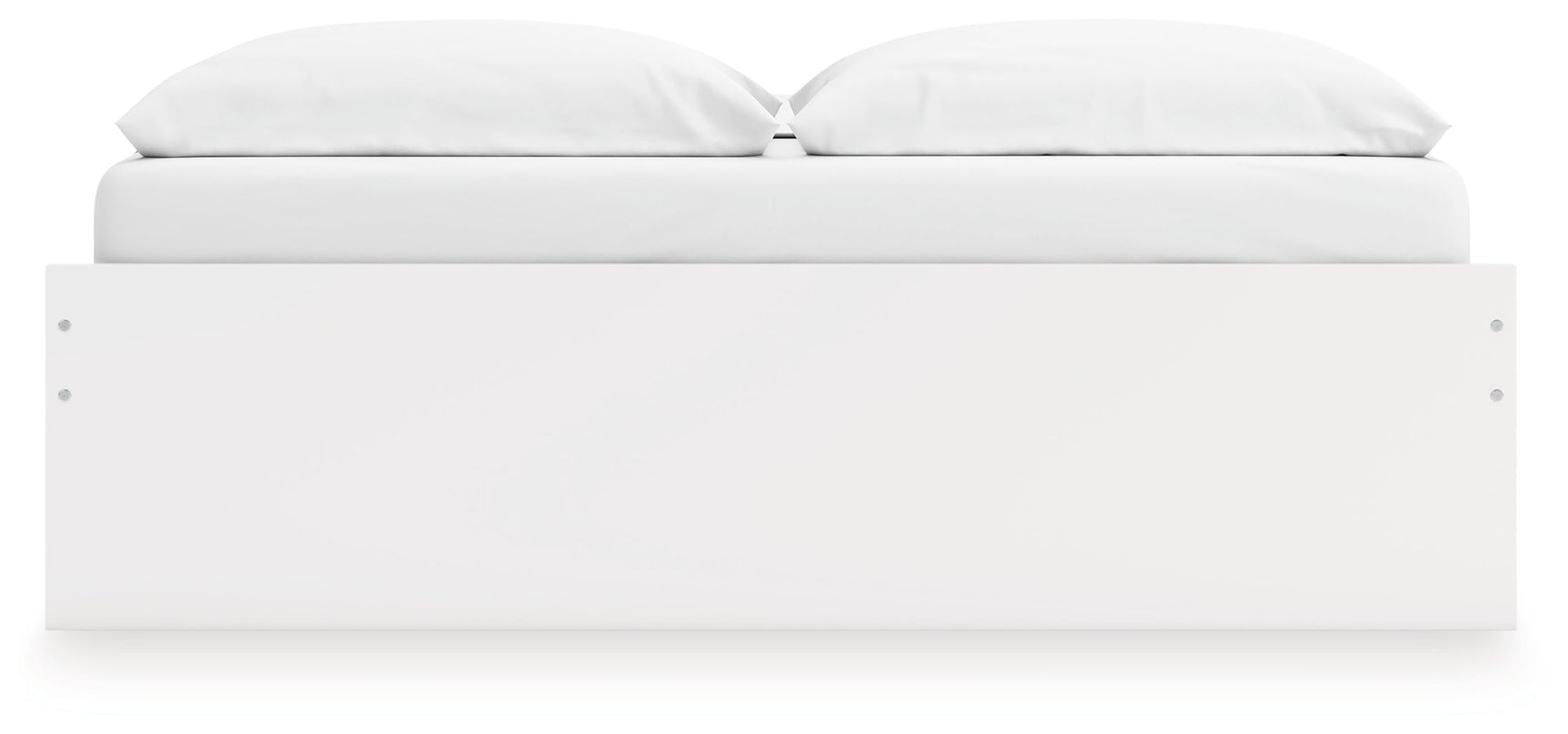 Onita White King Platform Bed (Online Special Price) - Ornate Home