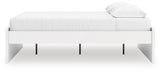 Onita White King Platform Bed (Online Special Price) - Ornate Home