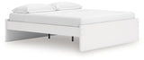 Onita White King Platform Bed - Ornate Home