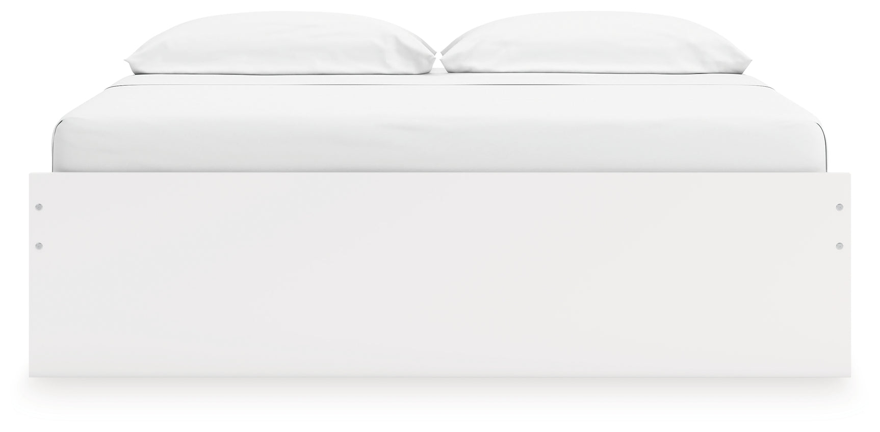 Onita White King Platform Bed - Ornate Home