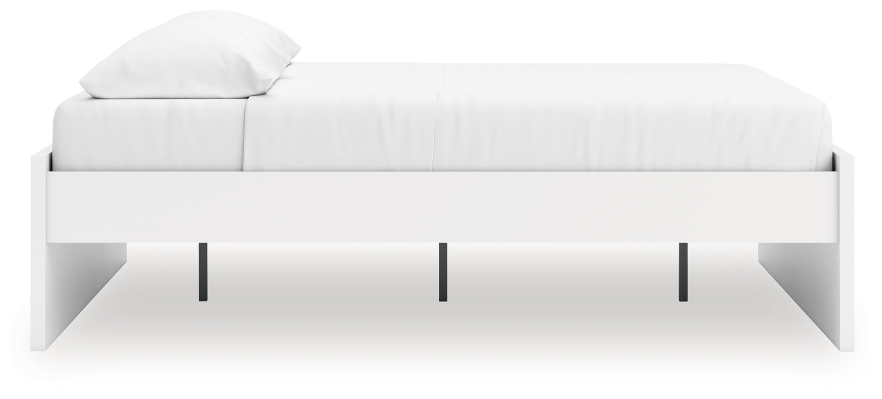 Onita White King Platform Bed - Ornate Home