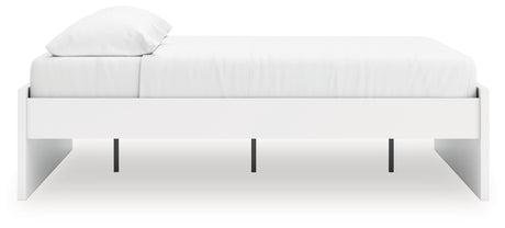 Onita White King Platform Bed - Ornate Home
