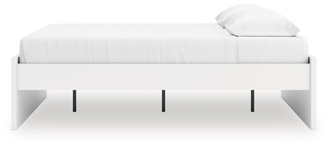 Onita White King Platform Bed - Ornate Home