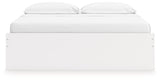 Onita White King Platform Bed with 2 Side Storage (Online Special Price) - Ornate Home