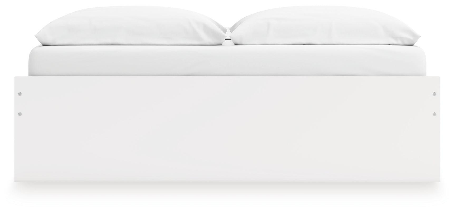 Onita White King Platform Bed with 2 Side Storage - Ornate Home