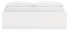 Onita White King Platform Bed with 2 Side Storage - Ornate Home