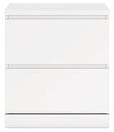 Onita White Nightstand (Online Special Price) - Ornate Home