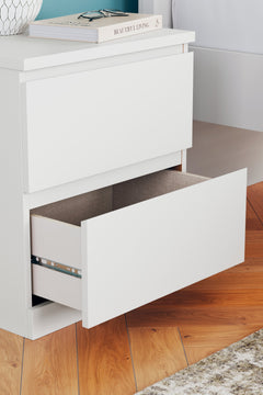 Onita White Nightstand - Ornate Home