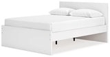 Onita White Queen Panel Platform Bed - Ornate Home