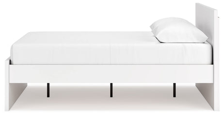 Onita White Queen Panel Platform Bed - Ornate Home