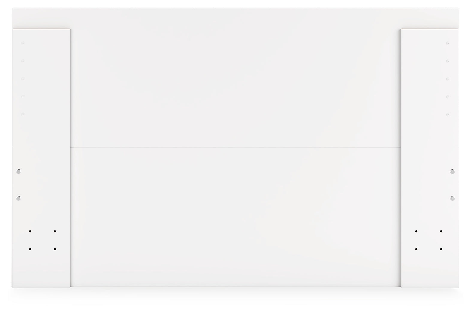 Onita White Queen Panel Platform Bed with 1 Side Storage - Ornate Home